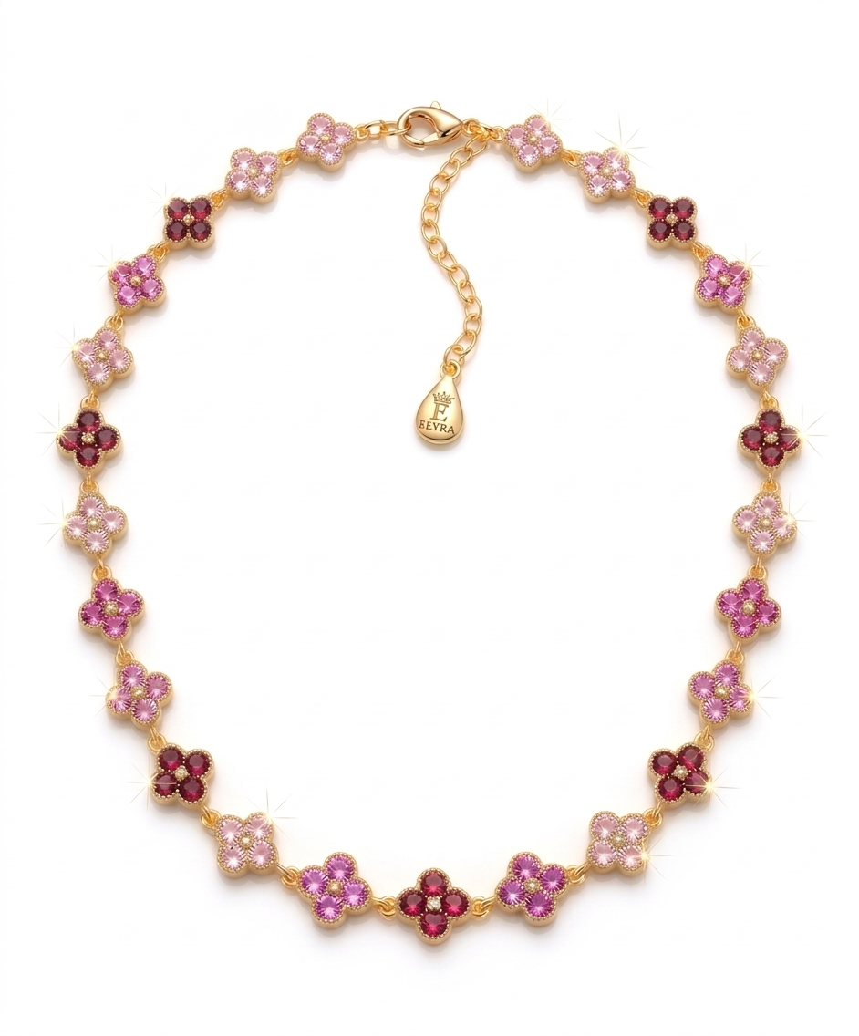 Collier Trèfle Multicolore Elyra
