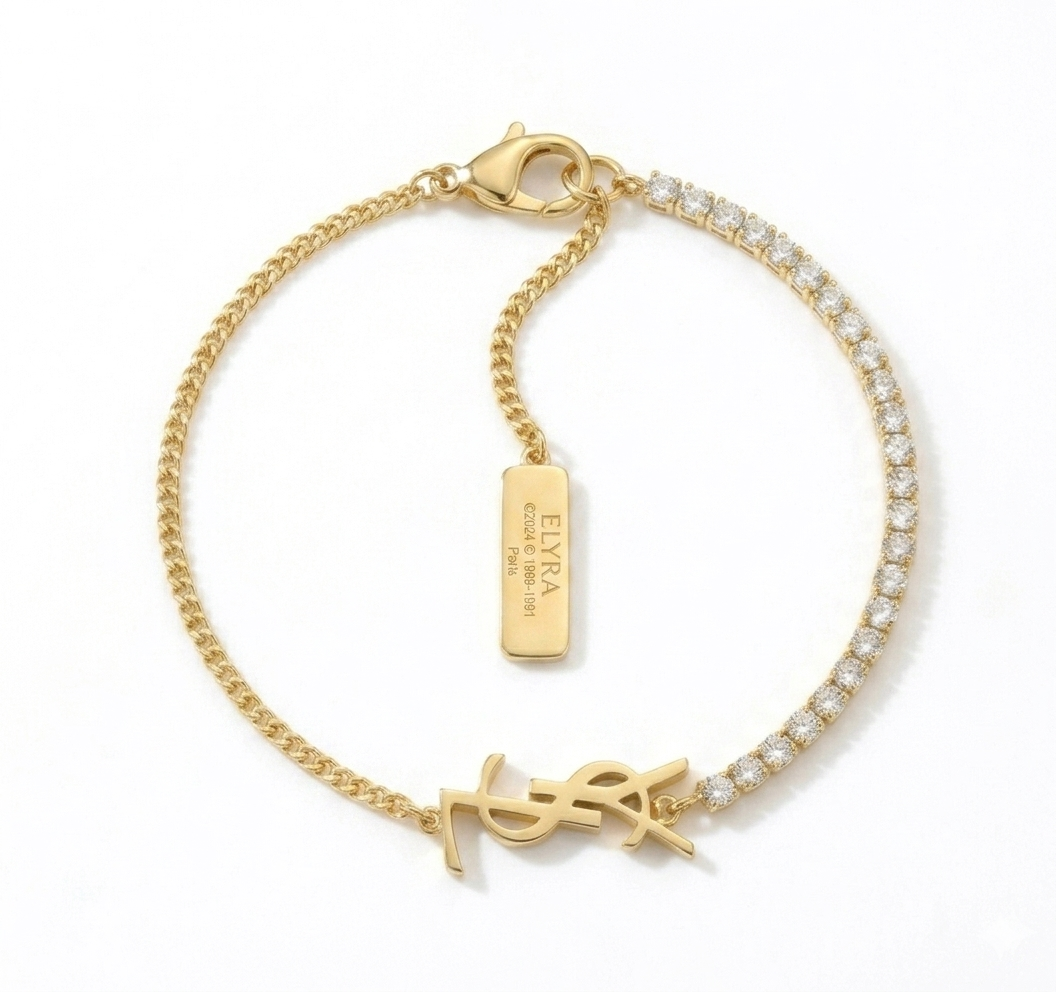 Bracelet Chaîne YSL – Édition Elyra