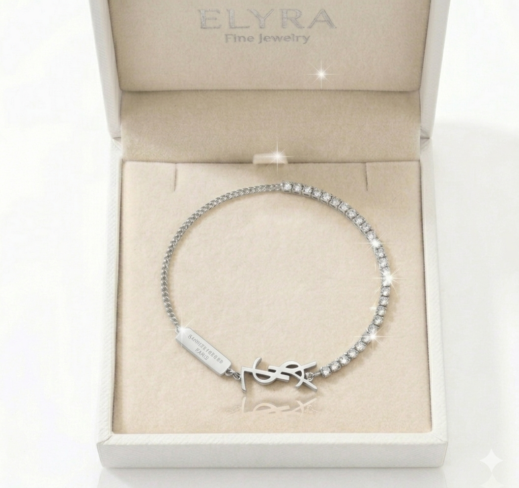 Bracelet Chaîne YSL – Édition Elyra